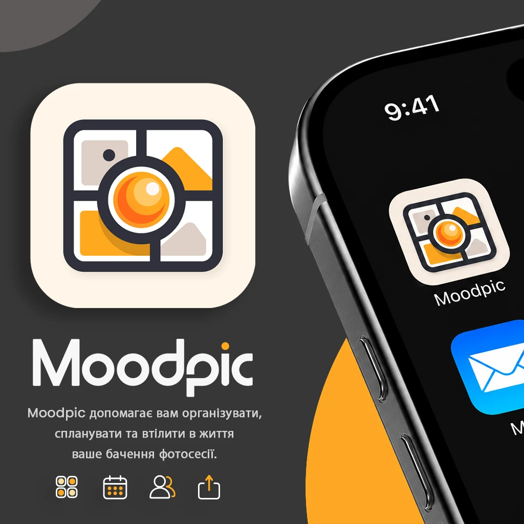 MoodPic app screenshot on phone